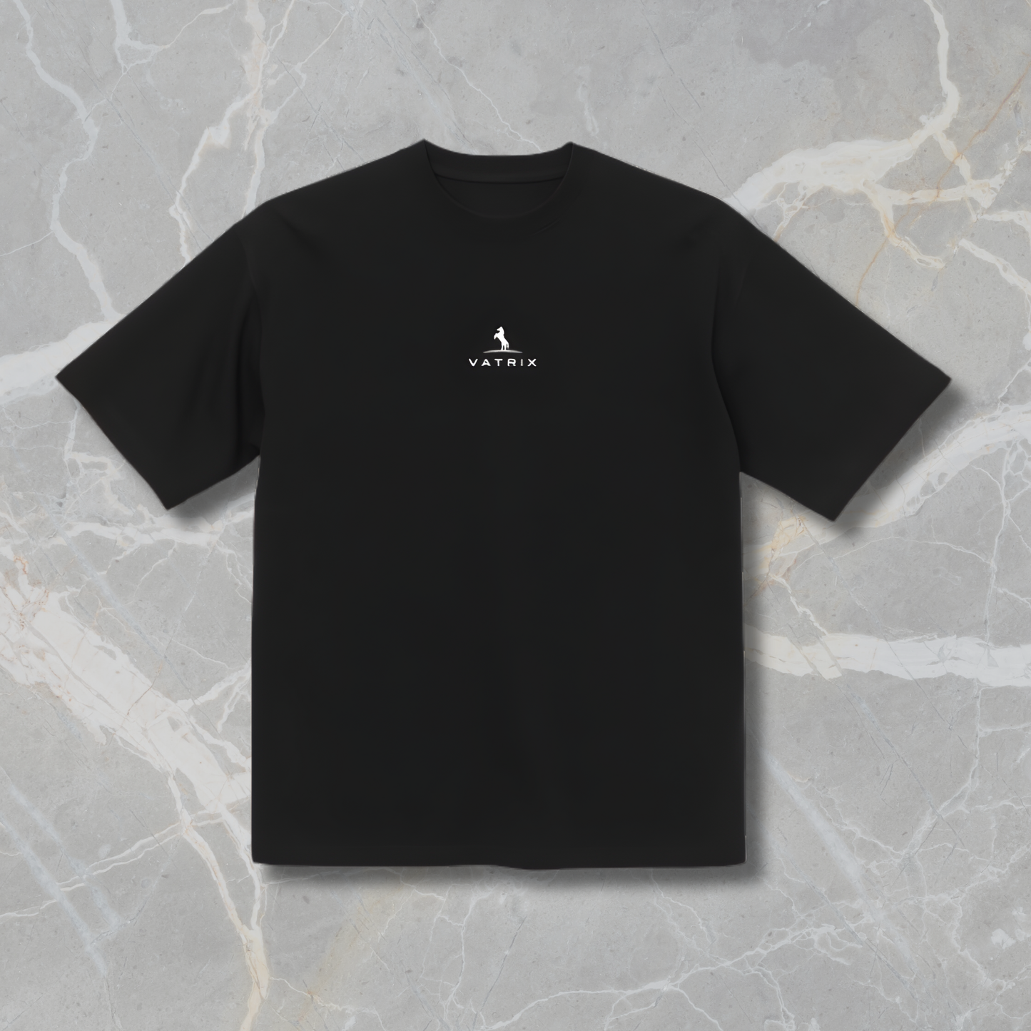 VATRIX オリジナル半袖Tシャツ / ブラック | 表面