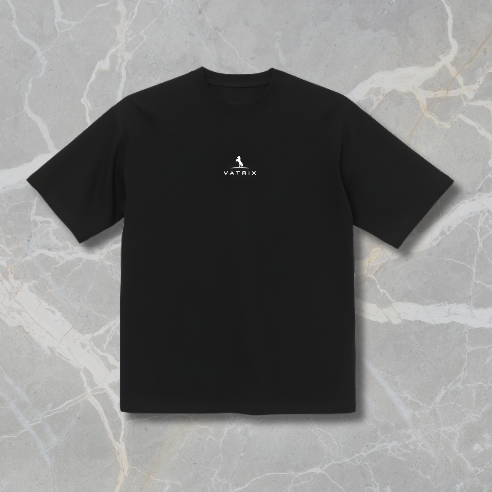 VATRIX オリジナル半袖Tシャツ / ブラック | 表面