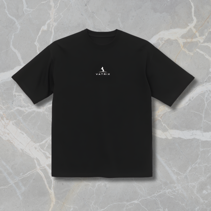 VATRIX オリジナル半袖Tシャツ / ブラック | 表面