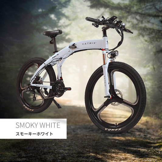 VATRIX ENERGY ペダル付原動機付自転車 スモーキーホワイト | モペットタイプ